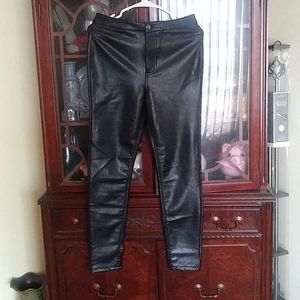 Black stretch pants